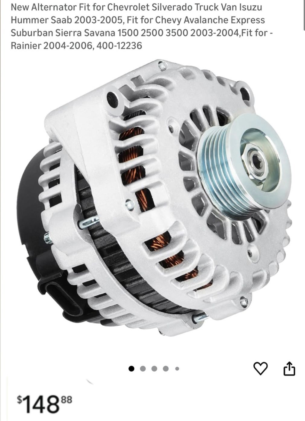 Brand New Alternator 220A