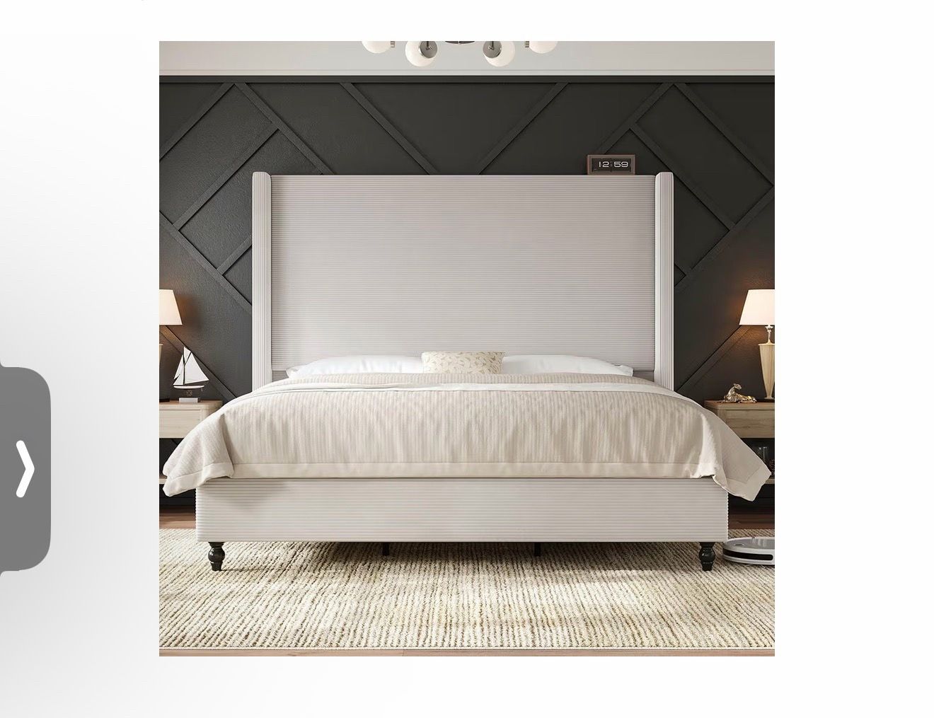 Brand new, never used, king size bed for sale.