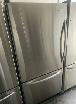 Whirlpool Bottom Freezer Stainless Steel Refrigerator