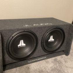 JL Audio Duel 12” Subwoofer with ported box 