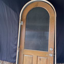 Oak Wood  Round Door 