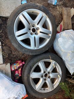 2 Toyota rims with tires- 17”