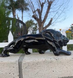 MCM Crouching Lion statue