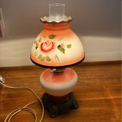 Vintage Gone With Wind Lamp Working With Key Switch Looks Excellently Accepting  B/O