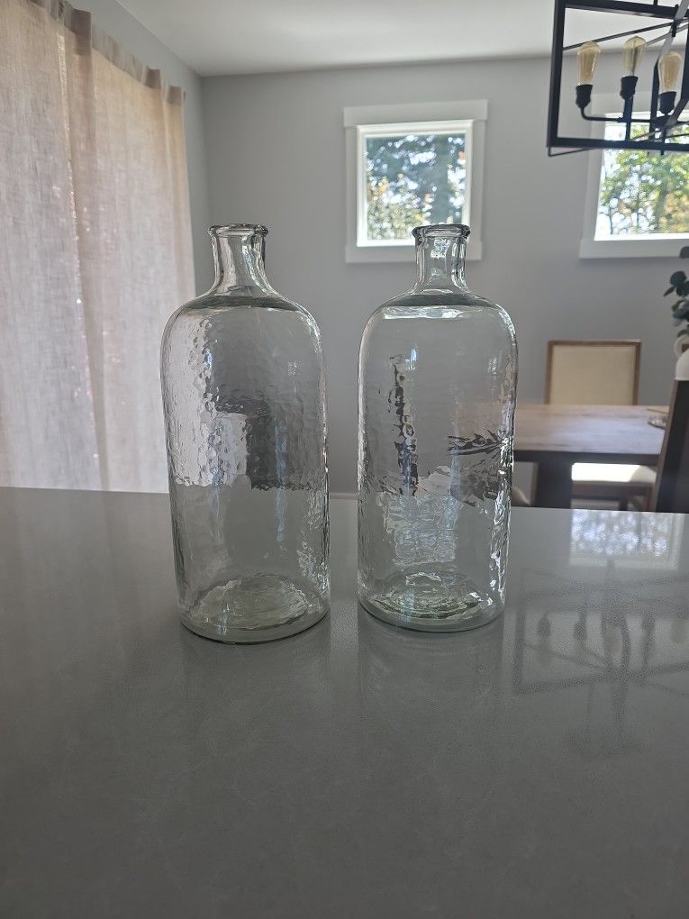 Two Glass Vases