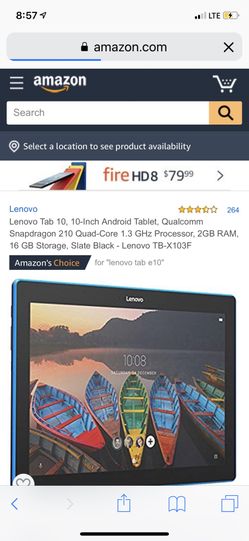 Lenovo tablet