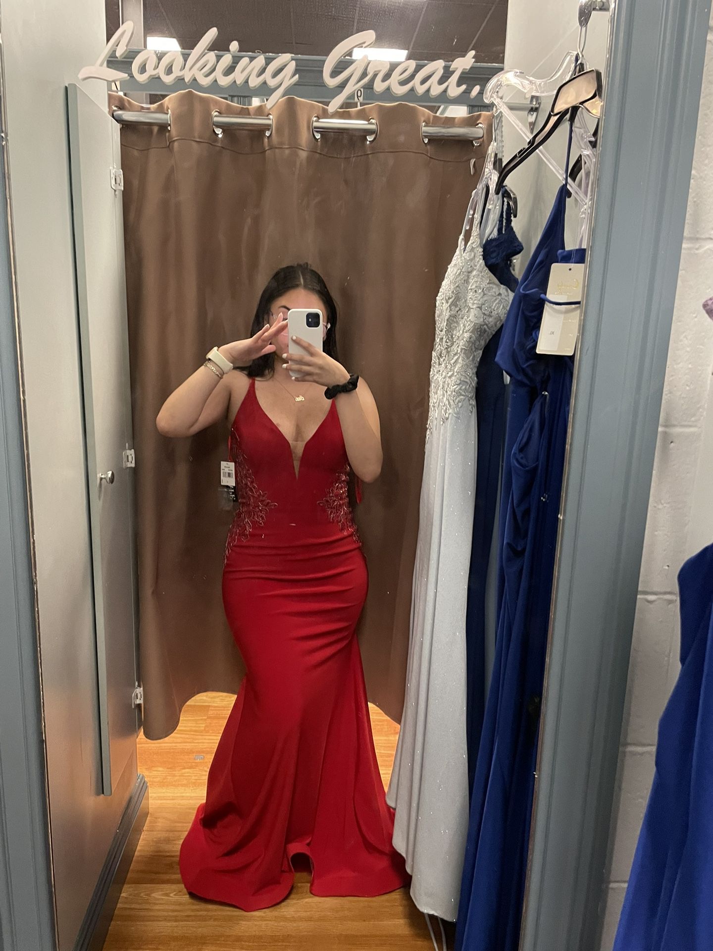 Prom Dress Size 8 Red