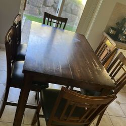 High Dining Table With 8 Chairs
