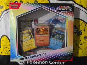 Pokemon TCG Scarlet And Violet Prismatic Evolutions Poster Collection