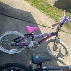 Purple/pink/ White Girls Bike 