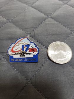 Boeing C-17 Style 100K Airlift Standard Lapel Pin Military Aviation Pin