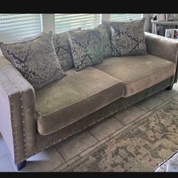 Couch, Love Seat, And Ottoman