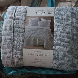 Queen 3 piece Quilt