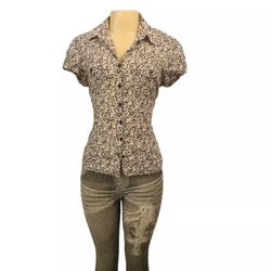 Michael Kors Sz M Woman Button Down