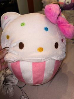 Hello Kitty Cupcake Squishmallow Plush