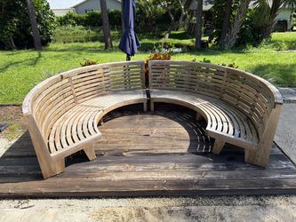 Teak modular patio furniture