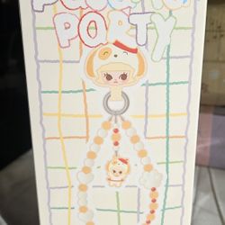 Pop Mart Pop Bean Pajama Party Series Mobile Phone Chain 