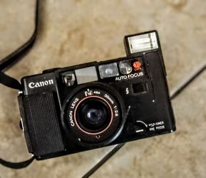 Cannon AF35M point and shoot film camera