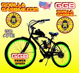 FSBO I have a new 2-stroke DIY motorized bike system with 26" bike starting at $299.99 firm Hello. I have for sale a new complete kit motorized bik