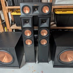 Klipsch Speakers - RP-250C center - Set of RP-6000 fronts - 2 SPL-150 subwoofers  