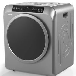 ROVSUN 3.5 Cu.Ft. Tumble Dryer with LED Touch Screen Grey