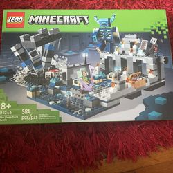 LEGO Minecraft The Deep Dark Battle Set, 21246 Biome Adventure Toy, Ancient City with Warden Figure, Exploding Tower & Treasure Chest, for Kids Ages 8