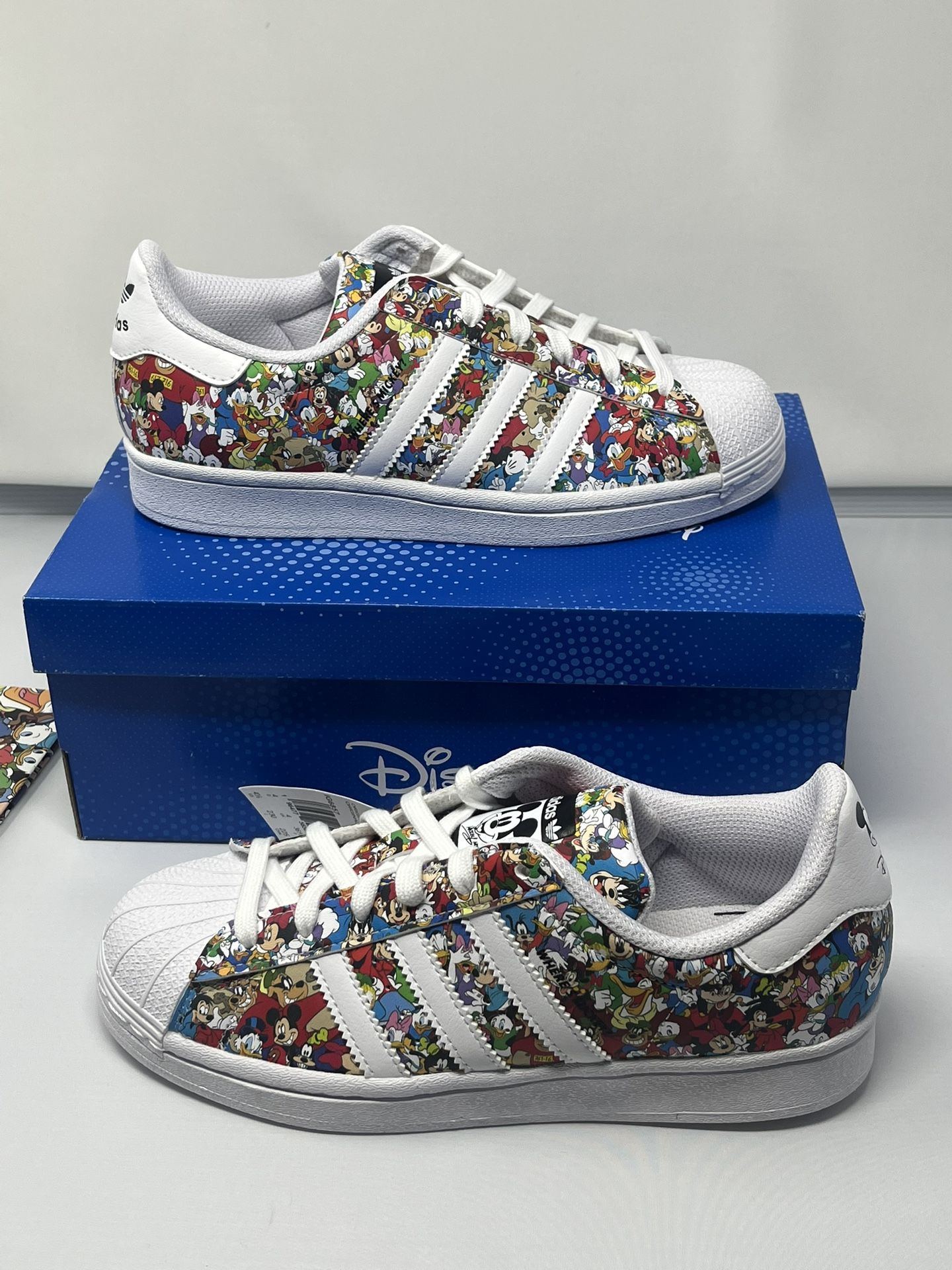 Adidas Superstar J 'Where's Mickey' Kids Shoes Size 4.5Y IG6857 New