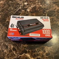 New Genius Audio 1000w Mini Xtreme 4 Channel Amplifier $140 Each 