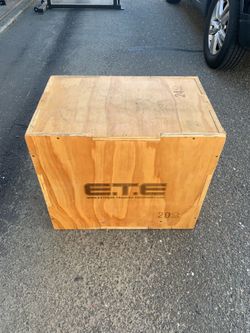 3 in 1 16” 20 24 Wood Plyo Box Plyometric