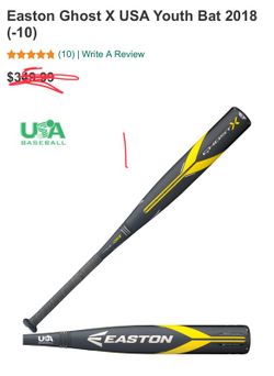 Baseball bat 2018 USA for little league and pony
