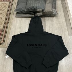 Fear of God Essentials Pullover Logo Hoodie