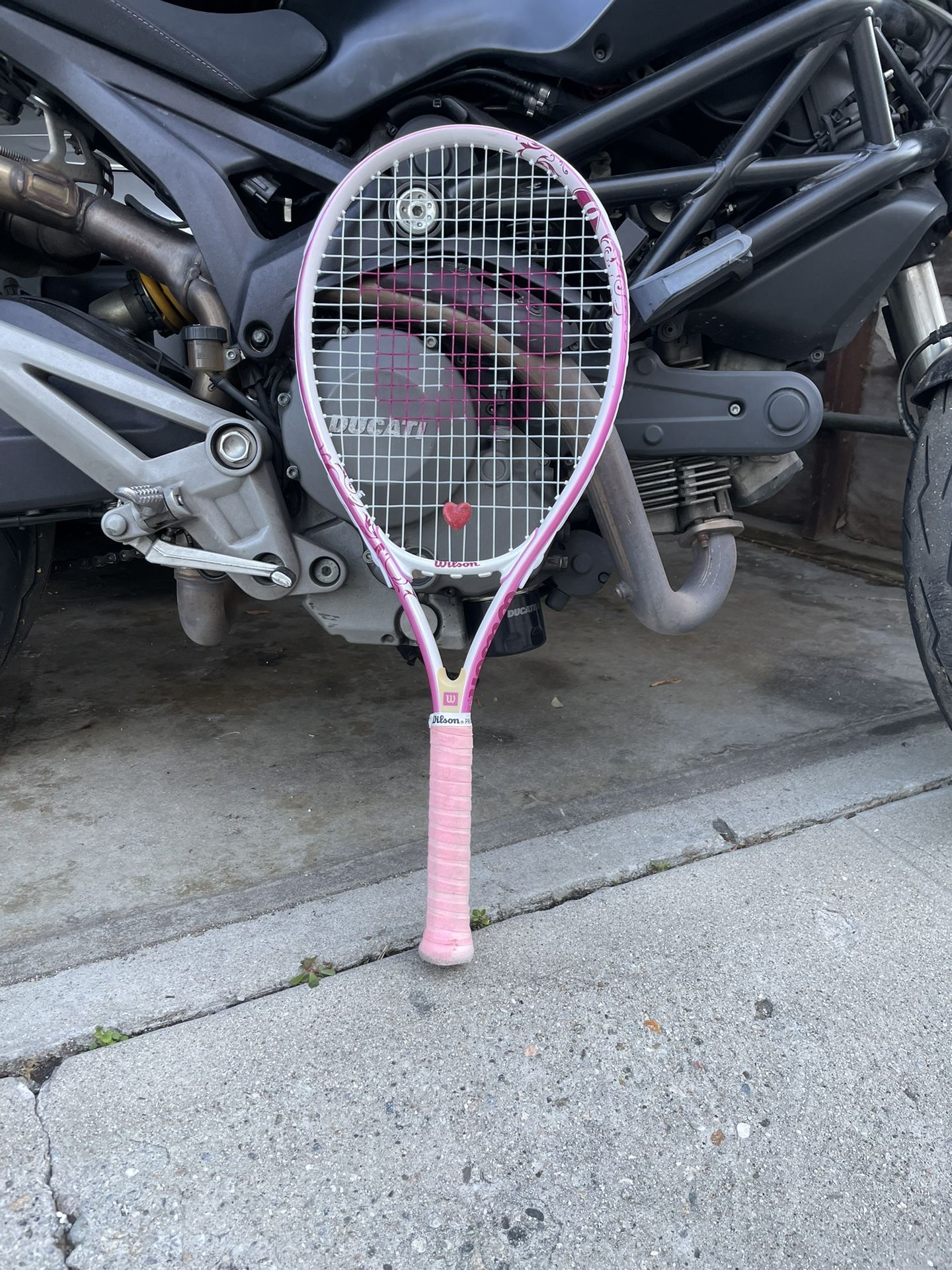 Wilson Tennis Racket (Pink/White) Great Condition