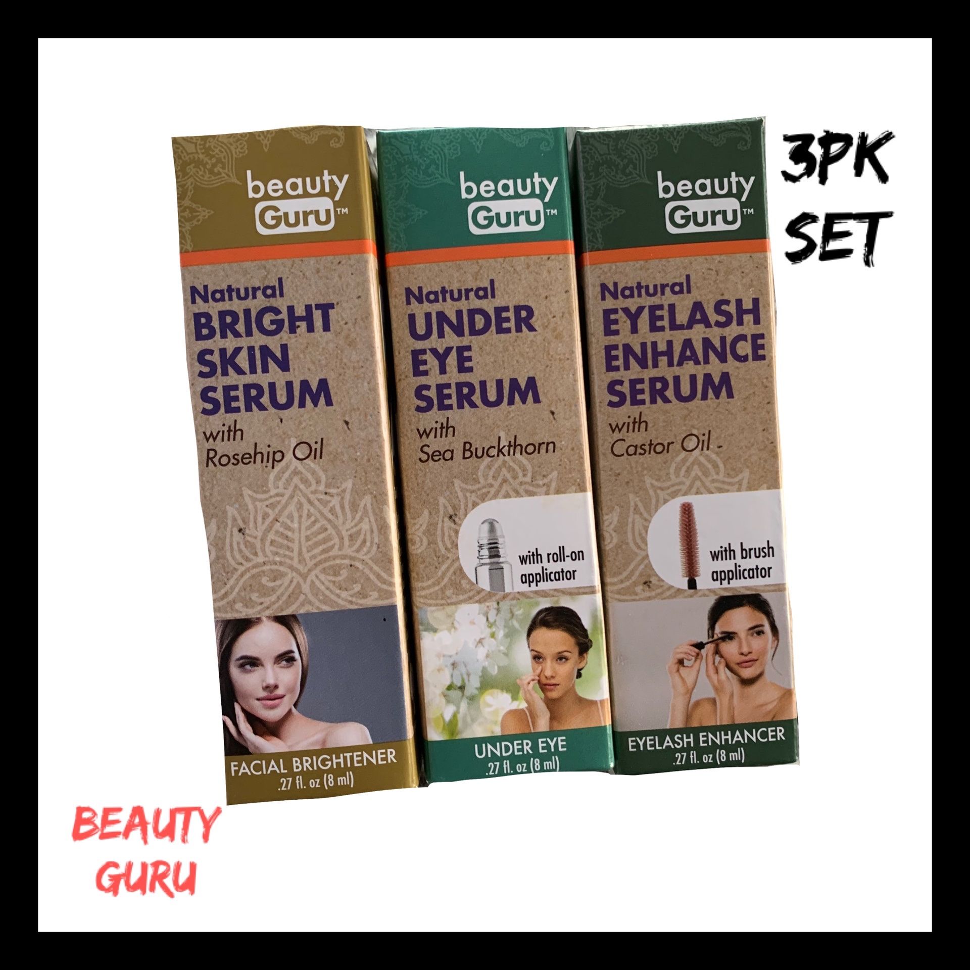 NIB Beauty Guru 3Pk Gift Set
