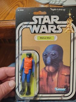 Original1977 Star Wars Walrus Man Action Figure Kenner.