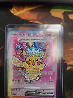 Pikachu EX SIR ascended heroes