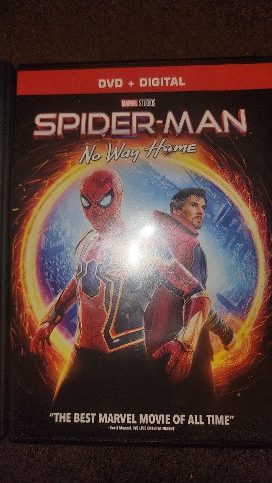 Mint Condition DVD + Digital W/ Code - Spider-Man - No Way Home - From Marvel Studios, PG-13