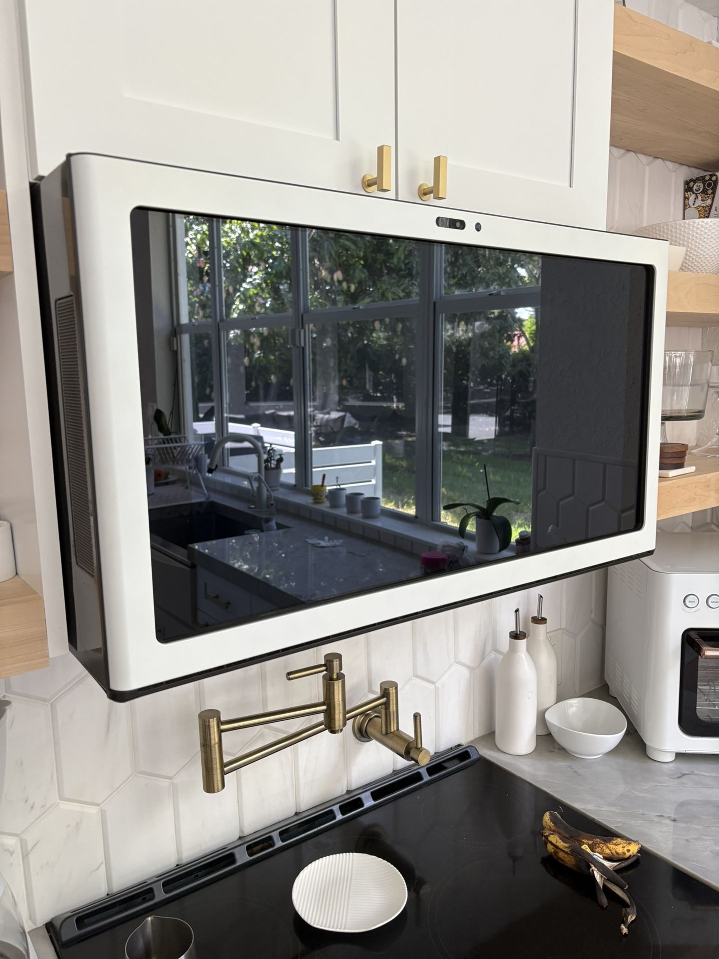 Android Tablet Kitchen Hub For Part Screen Flicker Needs Repair Ge Above The Range Stove Camera Smart Hood Vent