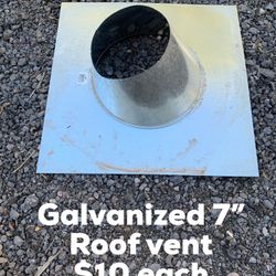 Galvanized Roof Vents $10 each - Corrales