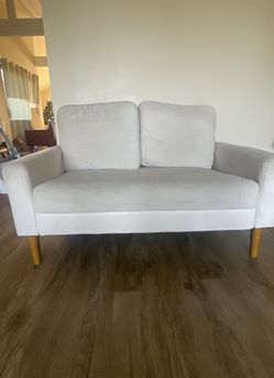Cream Loveseat