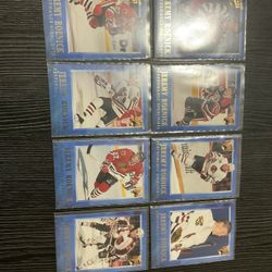 8 Fleer Ultra 1992 Jeremy Roenick Performance Highlights Hockey Insert Cards Chicago Black Hawks HOF 