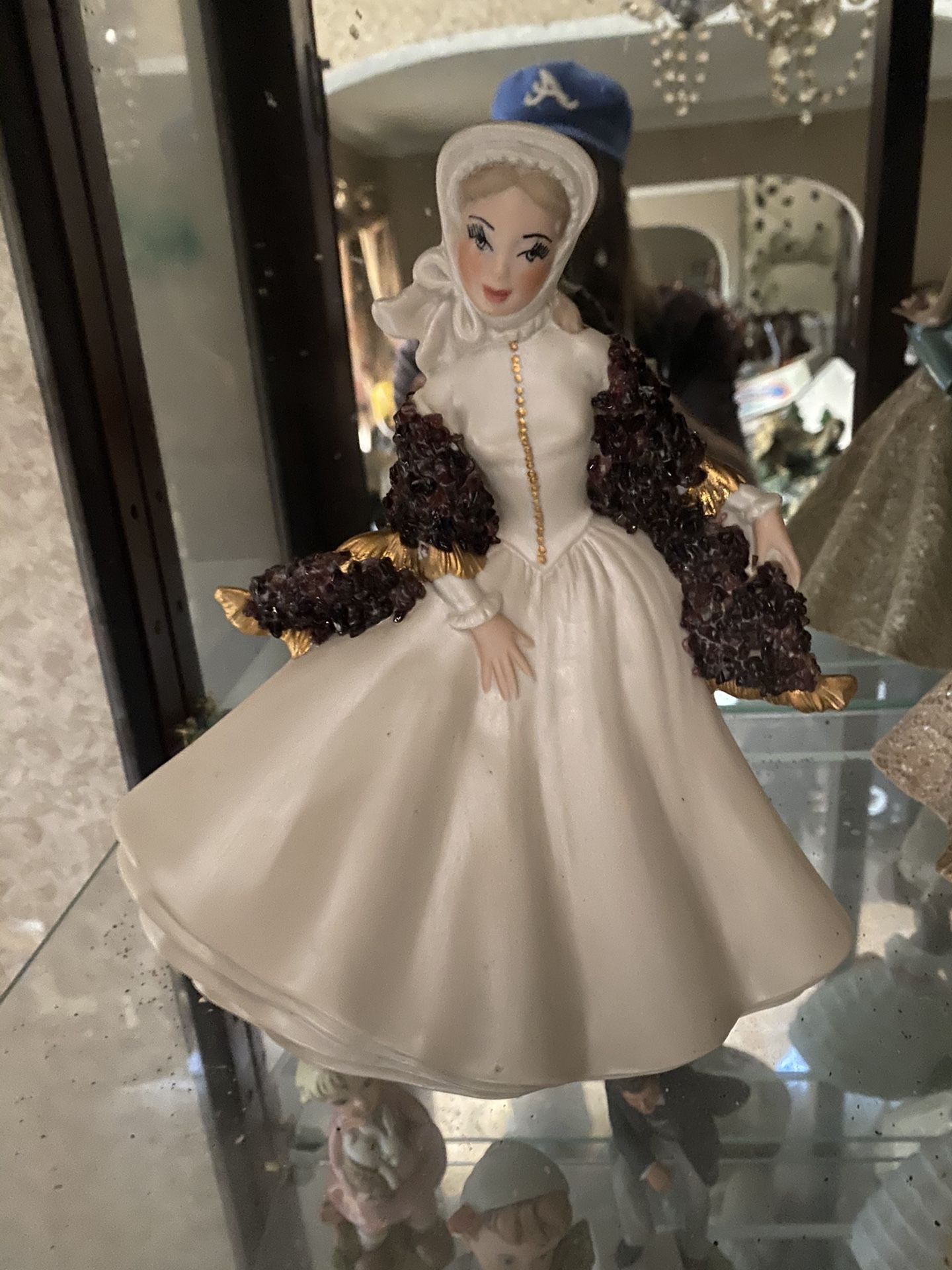 Elegant Victorian Era Glass Figurines