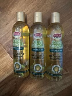 Olive and tea tree hair treatment oil all for the price