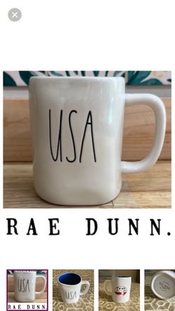 NEW!  Rae Dunn ‘USA’ Patriotic Mug