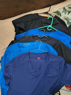medical scrub tops & bottoms