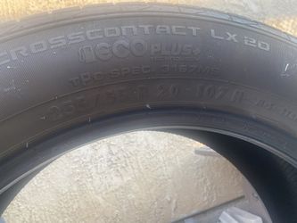 2 Used Tires 255/55R20 