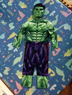 Kids Hulk Muscle Costume with Mask