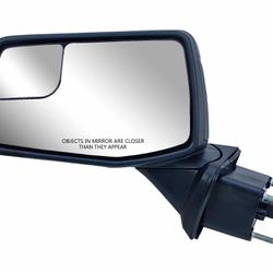 Driver Left Side Door Mirror Textured Back Cover Power Heated Glass Manual Folding without Clearance Light For Chevrolet Silverado and GMC Sierra 1500