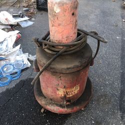 Vintage Tractor Implement Greaser Antique Farm Yard Art