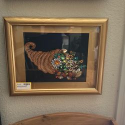 Rhinestone Jeweled Cornucopia