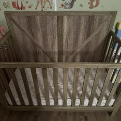 Baby Crib and Mattress 